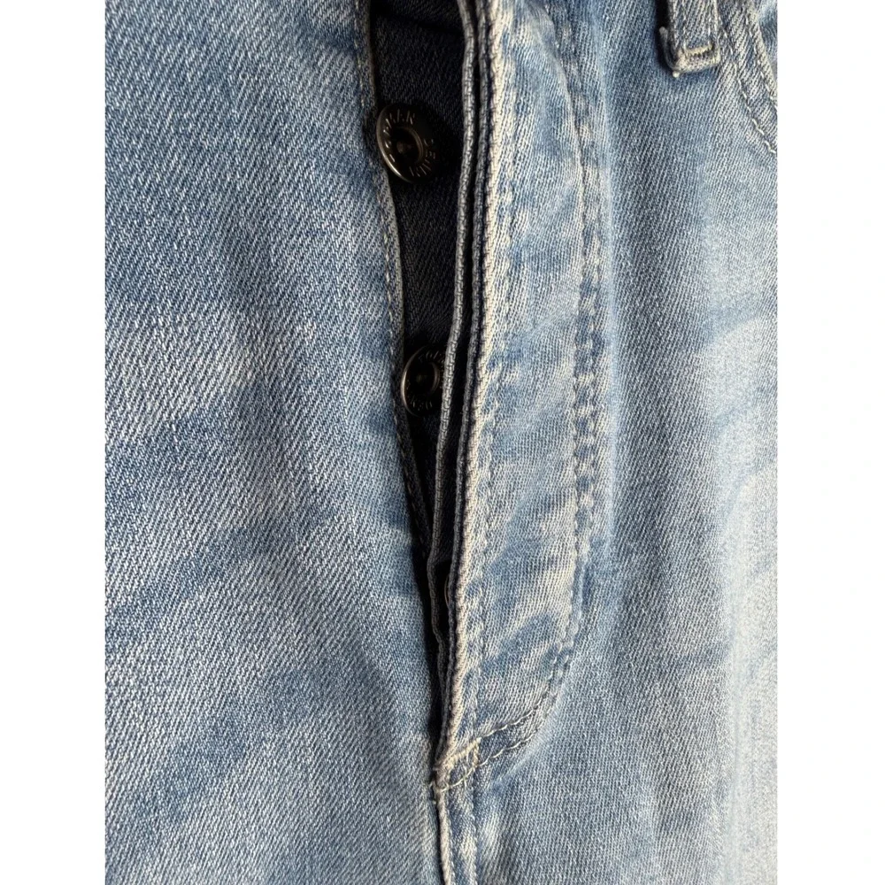 Topman Skinny Button-Fly Jeans size 34x32 Blue